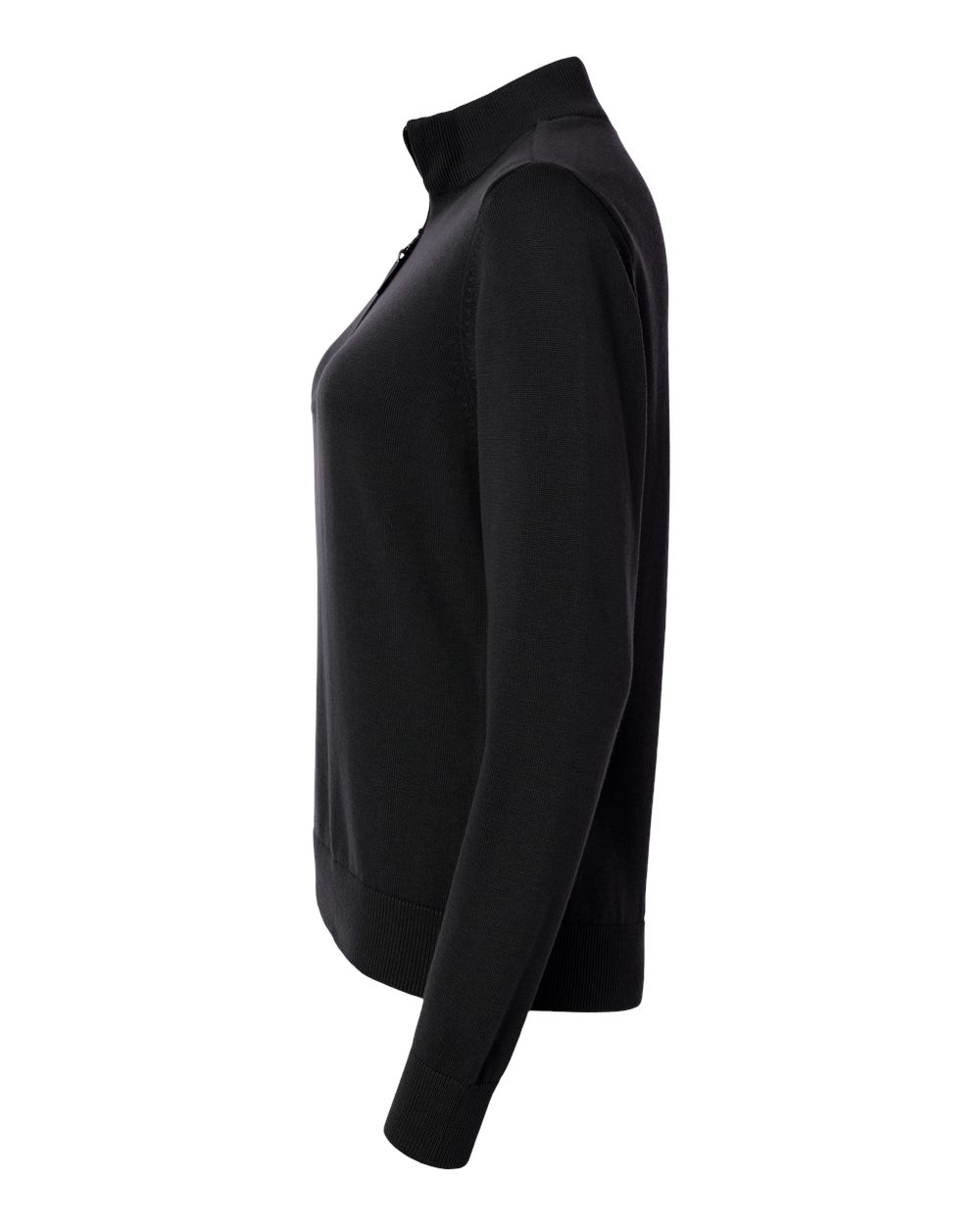 Women's New Classics Quarter-Zip Sweater - DirectSide - B014B2502 - Black