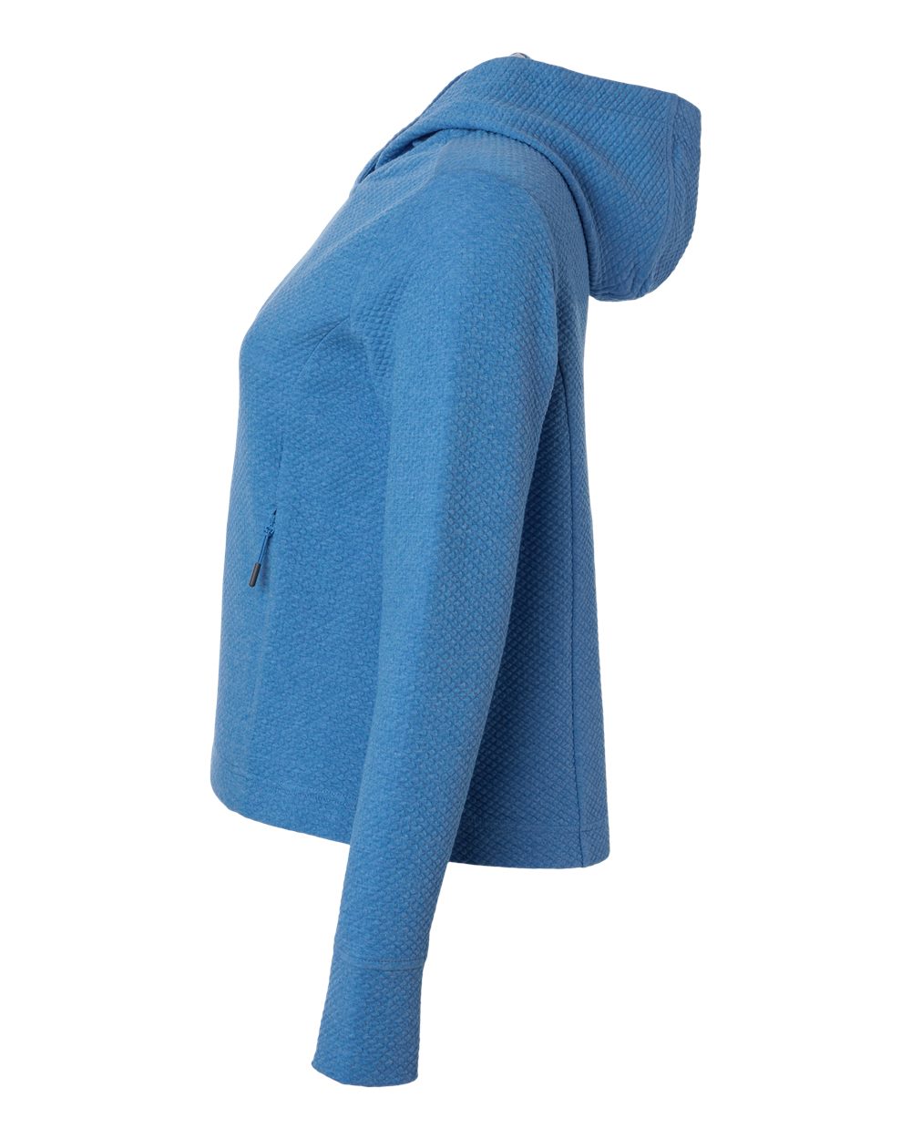 Women's Spirit Textured Hooded Pullover - DirectSide - B006D3102 - Light Nautical Blue Heather
