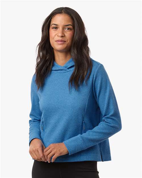 Women's Spirit Textured Hooded Pullover - OnModelFront - B006D3102 - Light Nautical Blue Heather