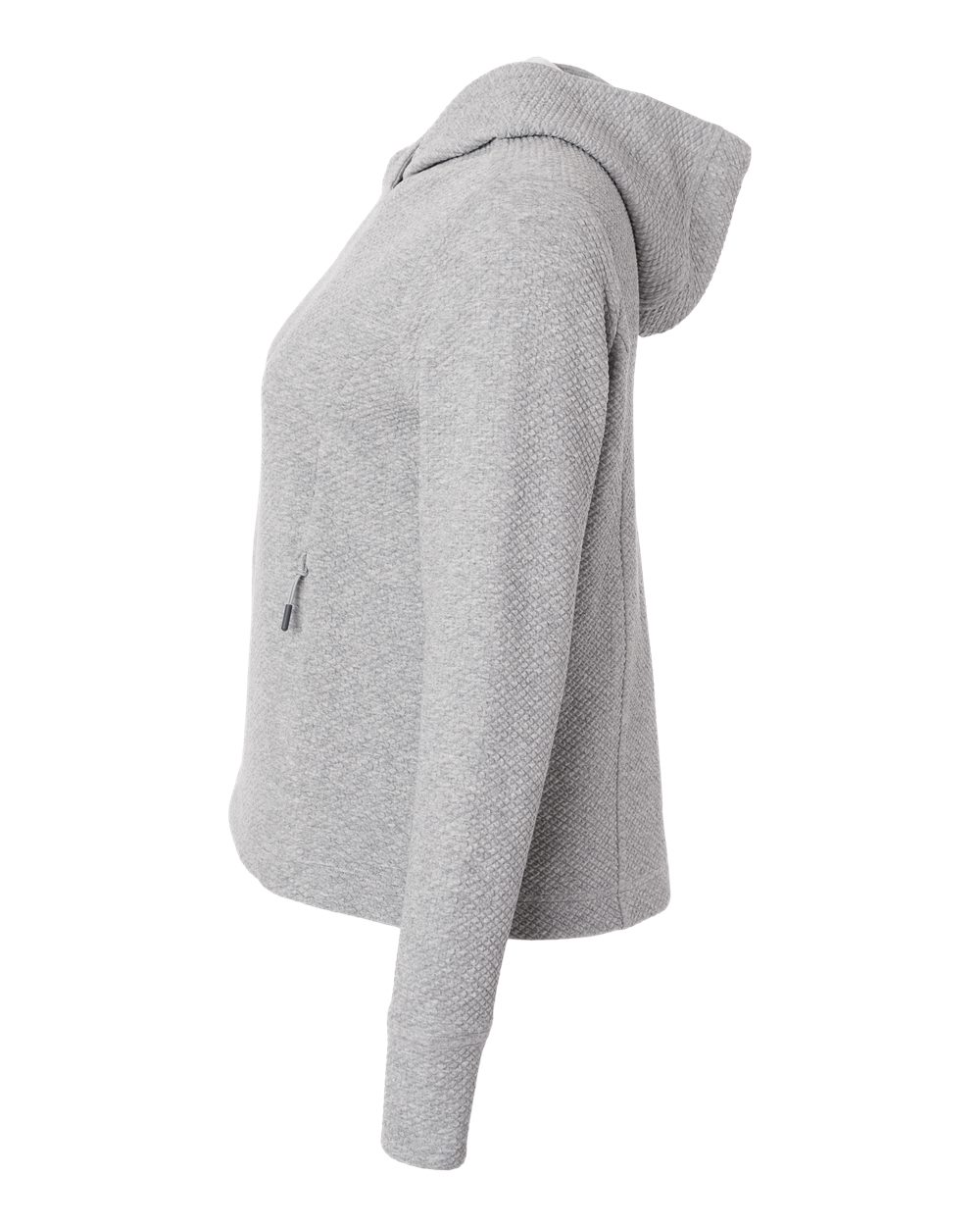 Women's Spirit Textured Hooded Pullover - DirectSide - B006D3022 - Platinum Heather