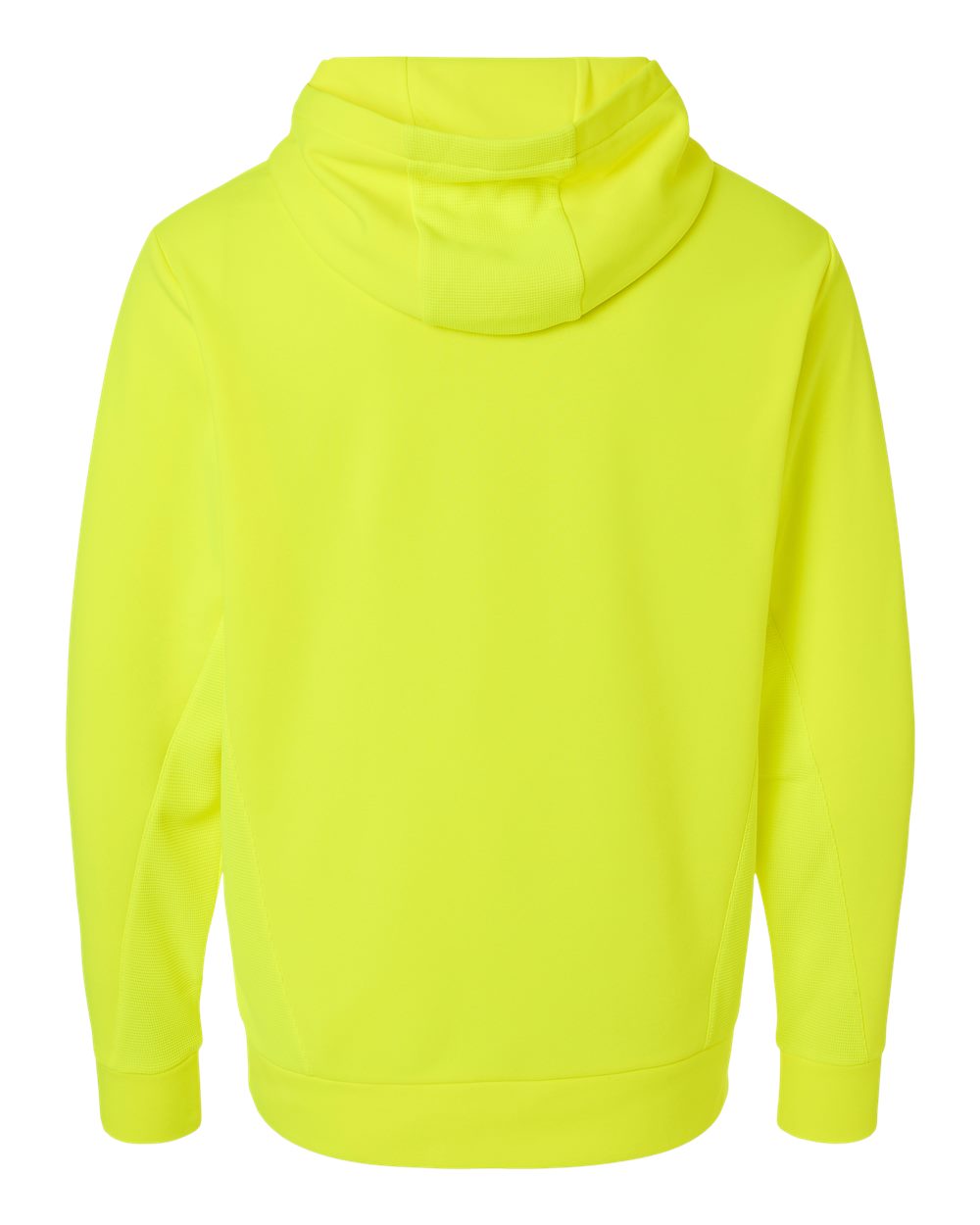 Unisex Squad Hooded Tech Fleece Pullover - Back - B001D9172 - Safety Yellow