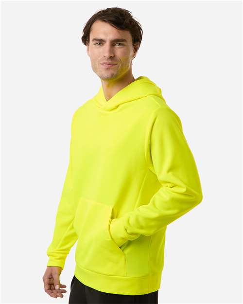 Unisex Squad Hooded Tech Fleece Pullover - OnModelSide - B001D9172 - Safety Yellow