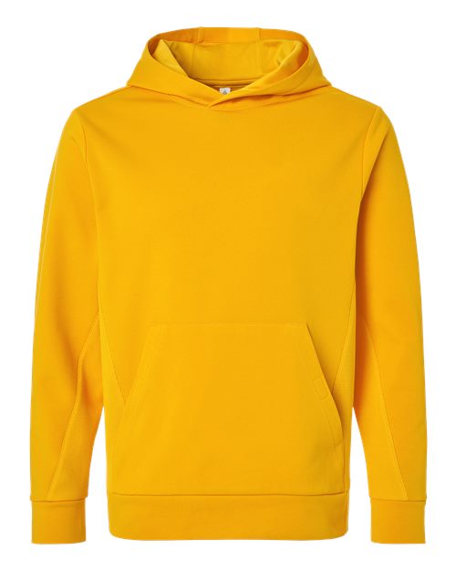 Unisex Squad Hooded Tech Fleece Pullover - Front - B001D9122 - Sport Athletic Gold