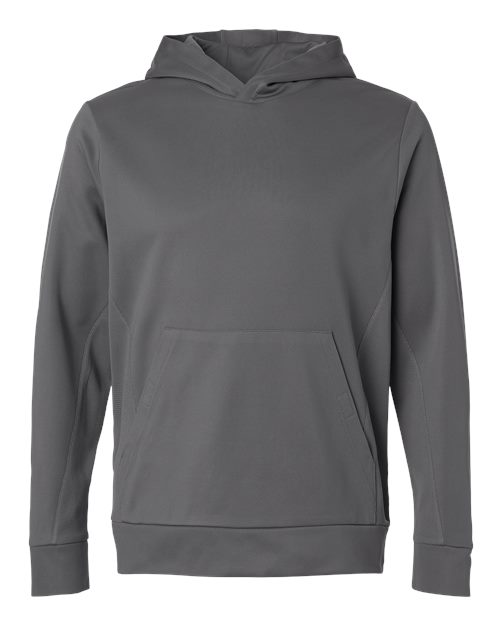 Unisex Squad Hooded Tech Fleece Pullover - Front - B001D9592 - Sport Graphite