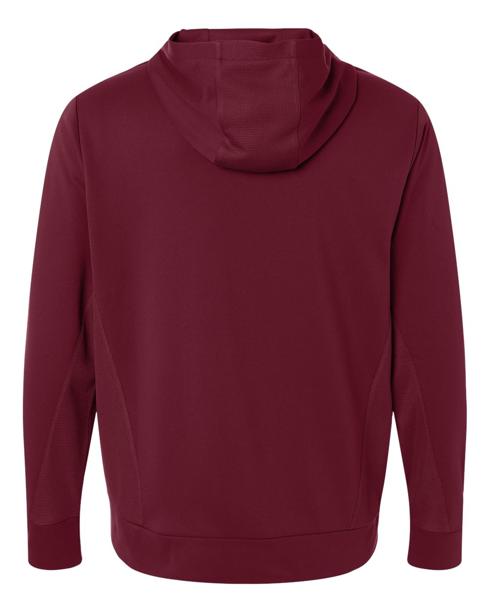 Unisex Squad Hooded Tech Fleece Pullover - Back - B001D9532 - Sport Maroon
