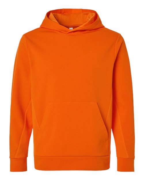 Unisex Squad Hooded Tech Fleece Pullover - Front - B001D9662 - Sport Orange