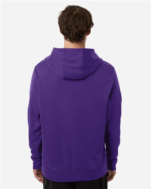 Unisex Squad Hooded Tech Fleece Pullover - OnModelBack - B001D9672 - Sport Purple