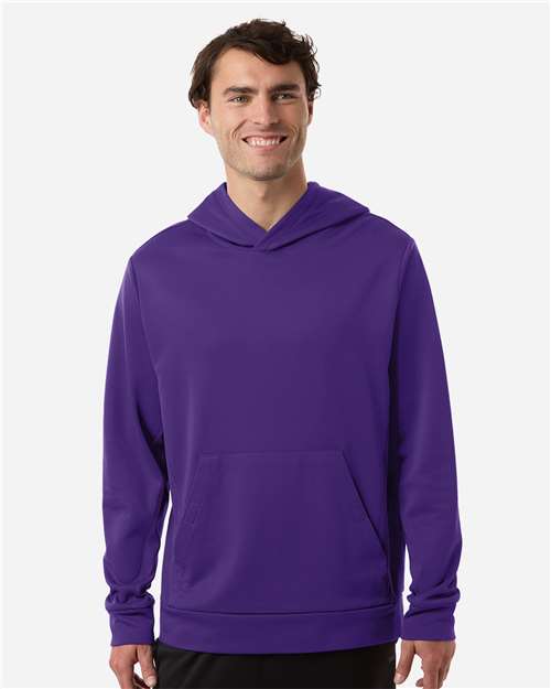 Unisex Squad Hooded Tech Fleece Pullover - OnModelFront - B001D9672 - Sport Purple