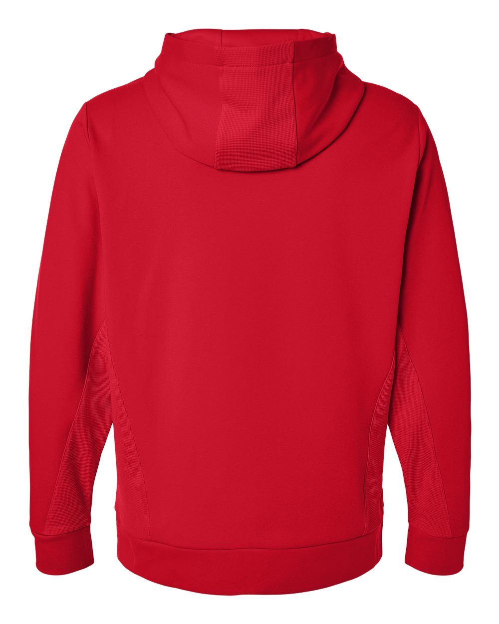 Unisex Squad Hooded Tech Fleece Pullover - Back - B001D9702 - Sport Red