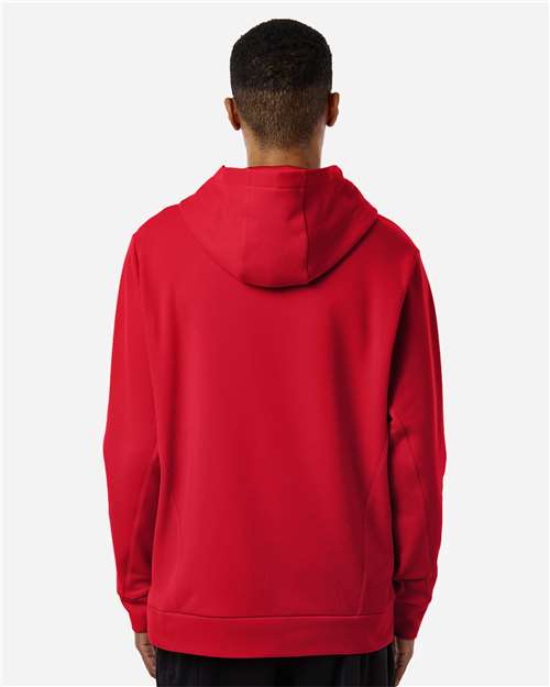 Unisex Squad Hooded Tech Fleece Pullover - OnModelBack - B001D9702 - Sport Red