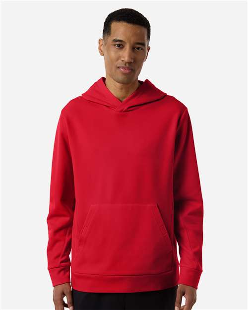 Unisex Squad Hooded Tech Fleece Pullover - OnModelFront - B001D9702 - Sport Red