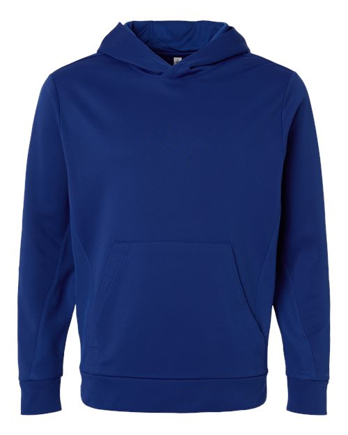 Unisex Squad Hooded Tech Fleece Pullover - Front - B001D9752 - Sport Royal