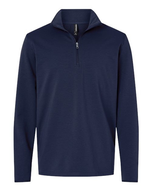 Men's Perform Quarter-Zip Pullover - Front - B00076652 - Classic Navy