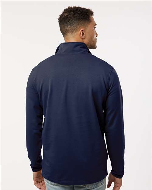 Men's Perform Quarter-Zip Pullover - OnModelBack - B00076652 - Classic Navy