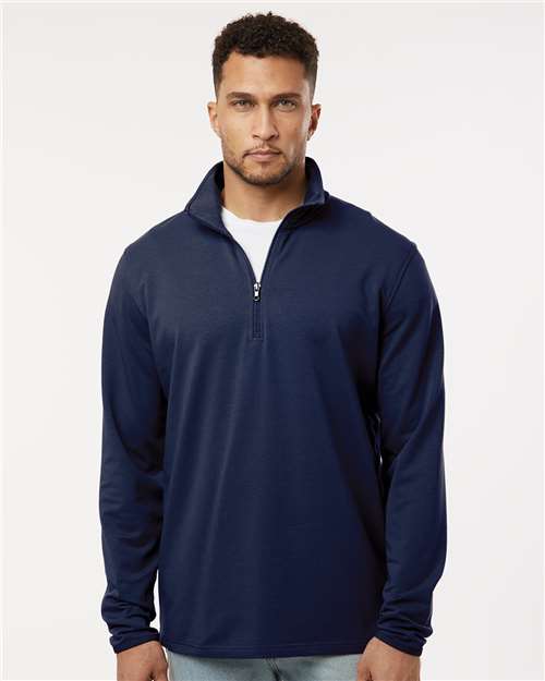 Men's Perform Quarter-Zip Pullover - OnModelFront - B00076652 - Classic Navy