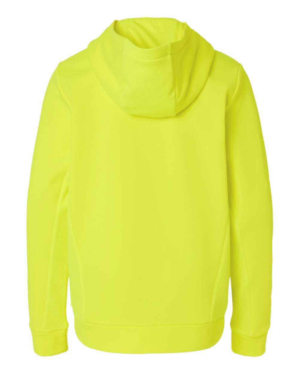 Youth Squad Hooded Tech Fleece Pullover - Back - B002D9122 - Safety Yellow