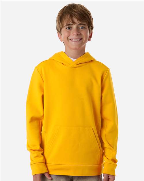 Youth Squad Hooded Tech Fleece Pullover - OnModelFront - B002D9102 - Sport Athletic Gold