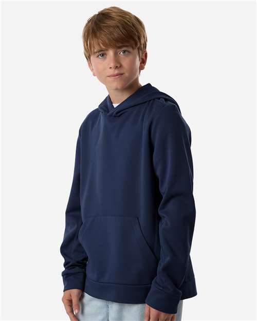 Youth Squad Hooded Tech Fleece Pullover - OnModelSide - B002D9652 - Sport Dark Navy