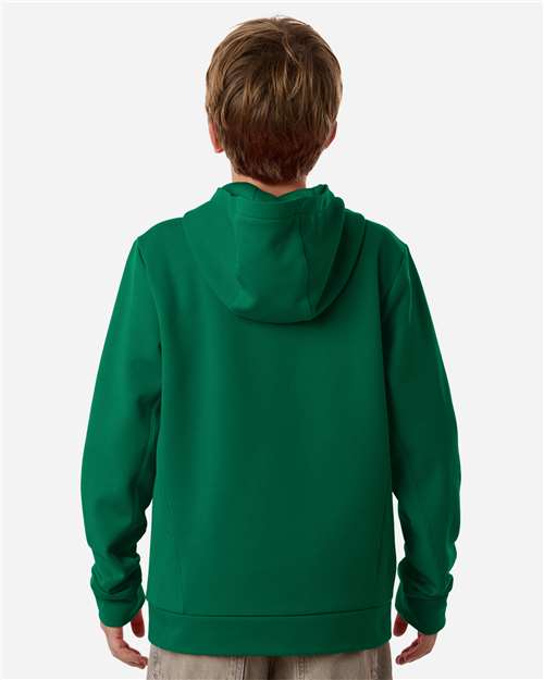 Youth Squad Hooded Tech Fleece Pullover - OnModelBack - B002D9542 - Sport Forest
