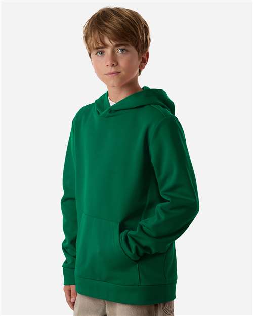 Youth Squad Hooded Tech Fleece Pullover - OnModelSide - B002D9542 - Sport Forest