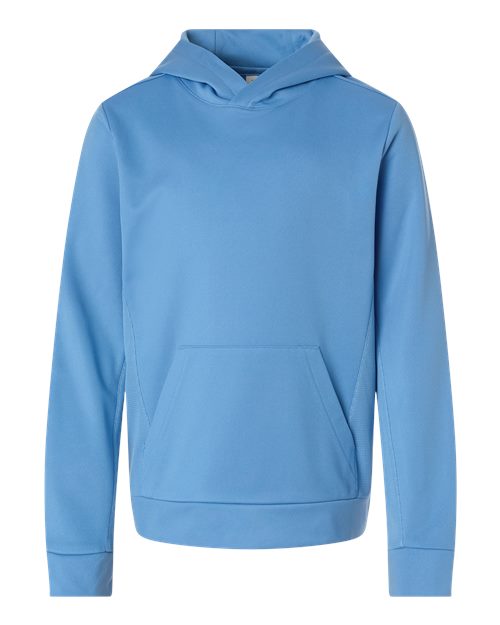 Youth Squad Hooded Tech Fleece Pullover - Front - B002D9252 - Sport Light Blue