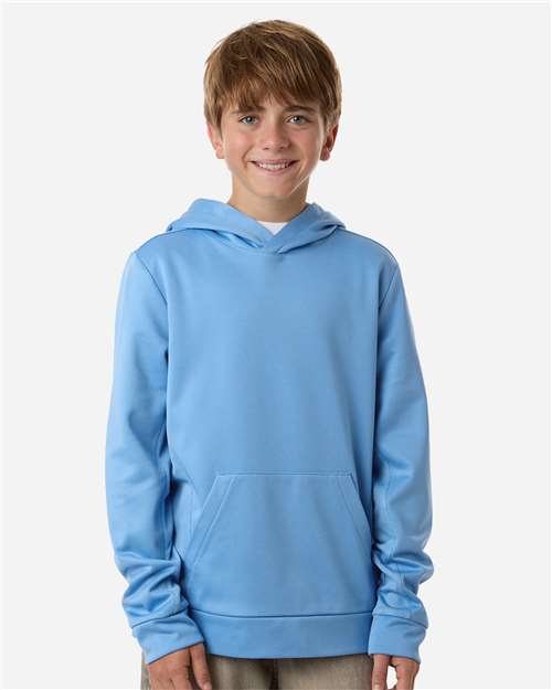 Youth Squad Hooded Tech Fleece Pullover - OnModelFront - B002D9252 - Sport Light Blue