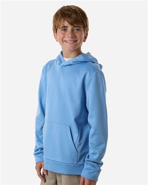 Youth Squad Hooded Tech Fleece Pullover - OnModelSide - B002D9252 - Sport Light Blue