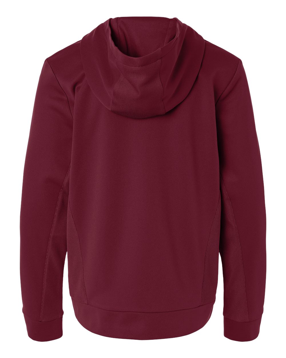 Youth Squad Hooded Tech Fleece Pullover - Back - B002D9532 - Sport Maroon