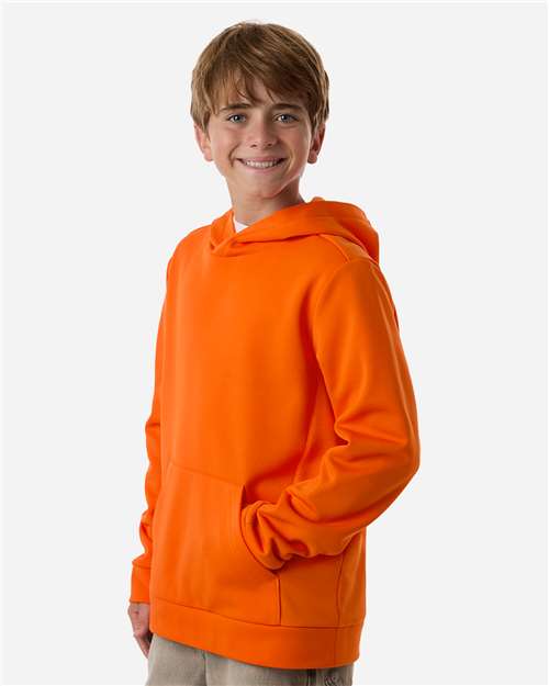 Youth Squad Hooded Tech Fleece Pullover - OnModelSide - B002D9662 - Sport Orange