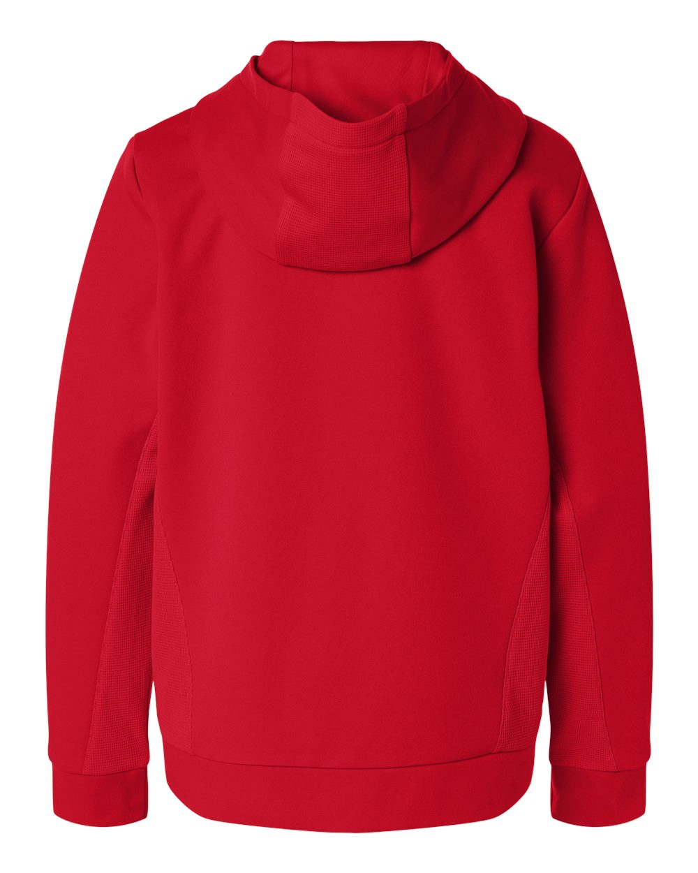 Youth Squad Hooded Tech Fleece Pullover - Back - B002D9702 - Sport Red
