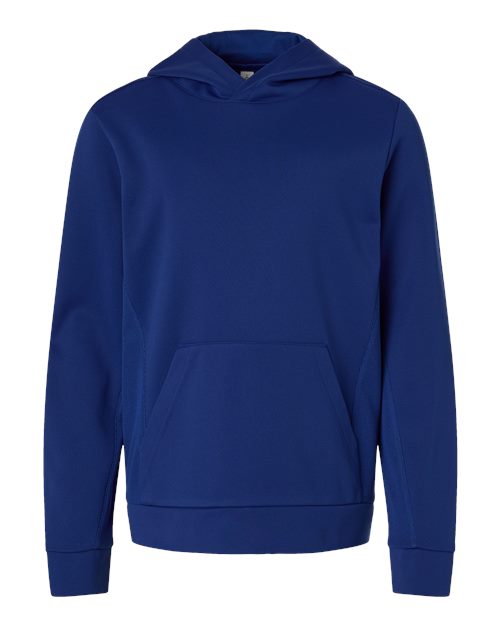 Youth Squad Hooded Tech Fleece Pullover - Front - B002D9752 - Sport Royal