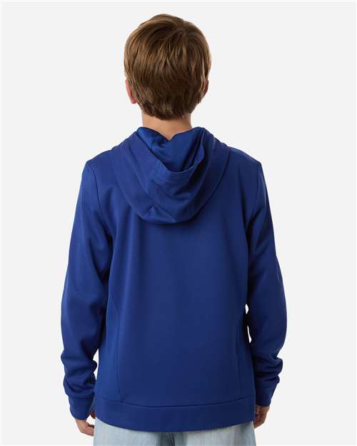 Youth Squad Hooded Tech Fleece Pullover - OnModelBack - B002D9752 - Sport Royal