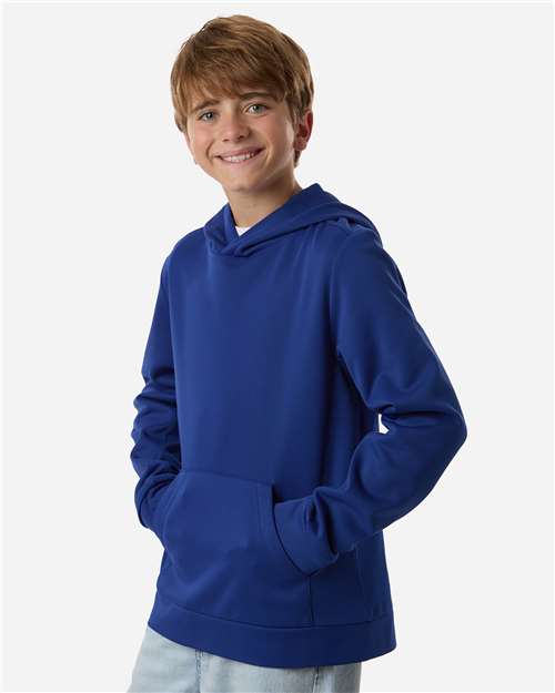Youth Squad Hooded Tech Fleece Pullover - OnModelSide - B002D9752 - Sport Royal