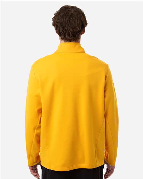 Unisex Squad Cadet Quarter-Zip Tech Fleece Pullover - OnModelBack - B003D9122 - Sport Athletic Gold