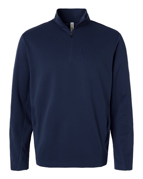 Unisex Squad Cadet Quarter-Zip Tech Fleece Pullover - Front - B003D9652 - Sport Dark Navy