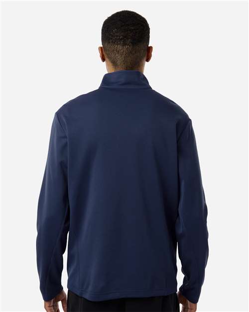 Unisex Squad Cadet Quarter-Zip Tech Fleece Pullover - OnModelBack - B003D9652 - Sport Dark Navy