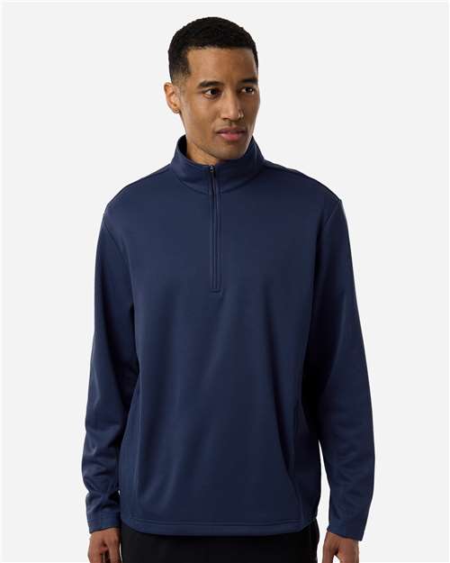 Unisex Squad Cadet Quarter-Zip Tech Fleece Pullover - OnModelFront - B003D9652 - Sport Dark Navy