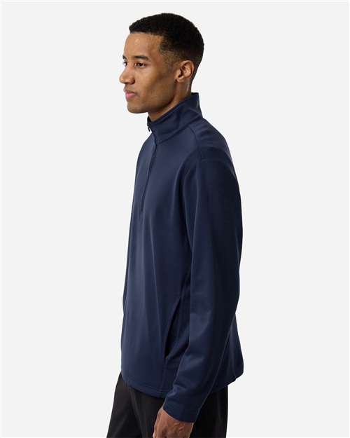 Unisex Squad Cadet Quarter-Zip Tech Fleece Pullover - OnModelSide - B003D9652 - Sport Dark Navy