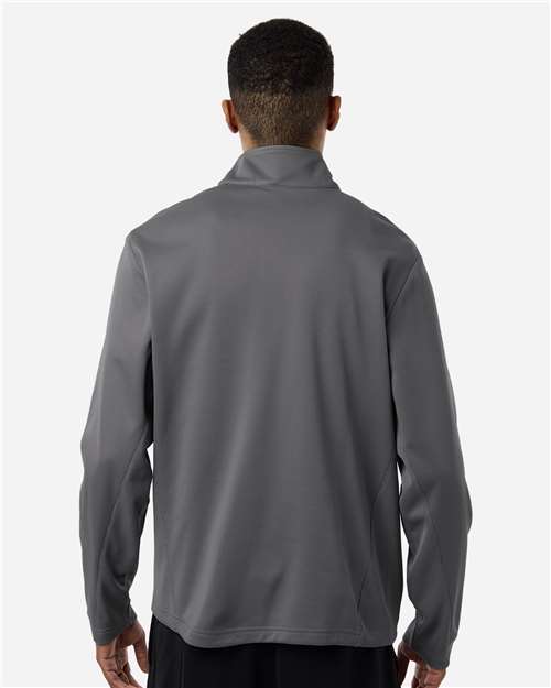 Unisex Squad Cadet Quarter-Zip Tech Fleece Pullover - OnModelBack - B003D9592 - Sport Graphite