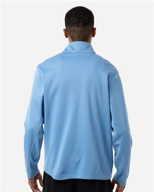 Unisex Squad Cadet Quarter-Zip Tech Fleece Pullover - OnModelBack - B003D9252 - Sport Light Blue
