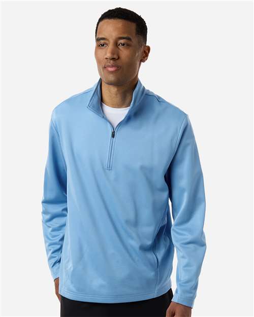 Unisex Squad Cadet Quarter-Zip Tech Fleece Pullover - OnModelFront - B003D9252 - Sport Light Blue
