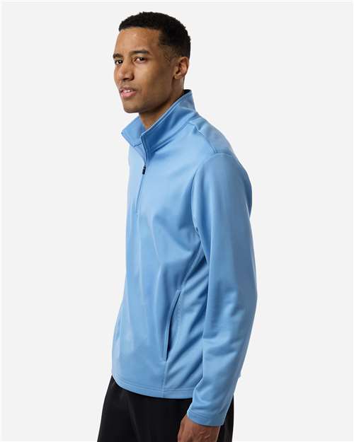 Unisex Squad Cadet Quarter-Zip Tech Fleece Pullover - OnModelSide - B003D9252 - Sport Light Blue