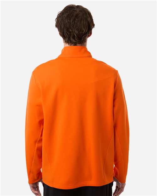 Unisex Squad Cadet Quarter-Zip Tech Fleece Pullover - OnModelBack - B003D9662 - Sport Orange