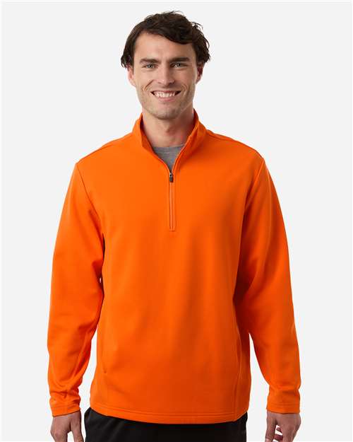 Unisex Squad Cadet Quarter-Zip Tech Fleece Pullover - OnModelFront - B003D9662 - Sport Orange