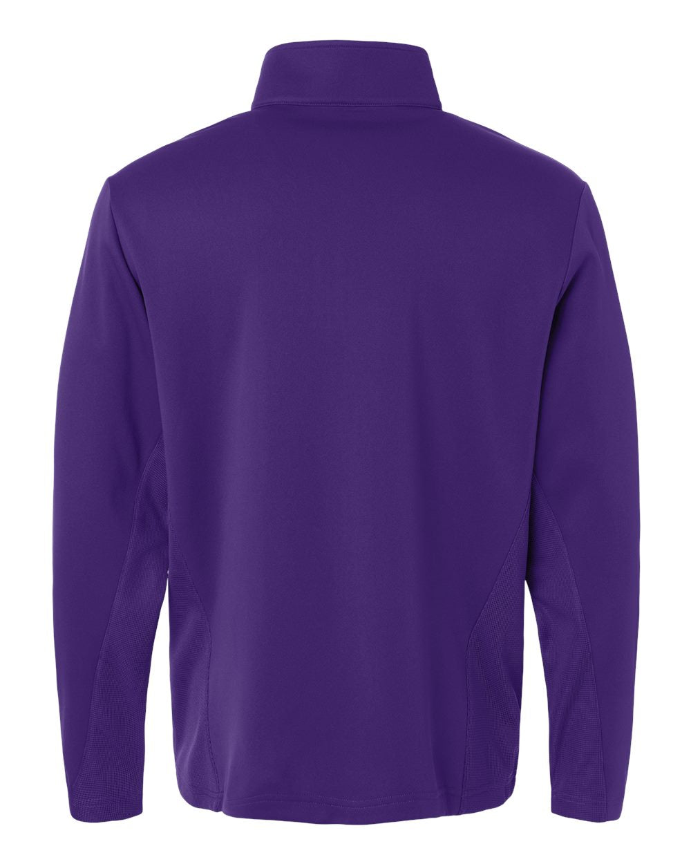 Unisex Squad Cadet Quarter-Zip Tech Fleece Pullover - Back - B003D9672 - Sport Purple