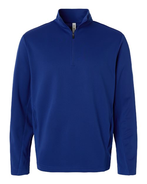 Unisex Squad Cadet Quarter-Zip Tech Fleece Pullover - Front - B003D9752 - Sport Royal