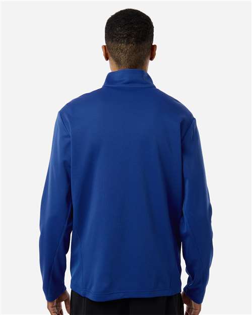 Unisex Squad Cadet Quarter-Zip Tech Fleece Pullover - OnModelBack - B003D9752 - Sport Royal