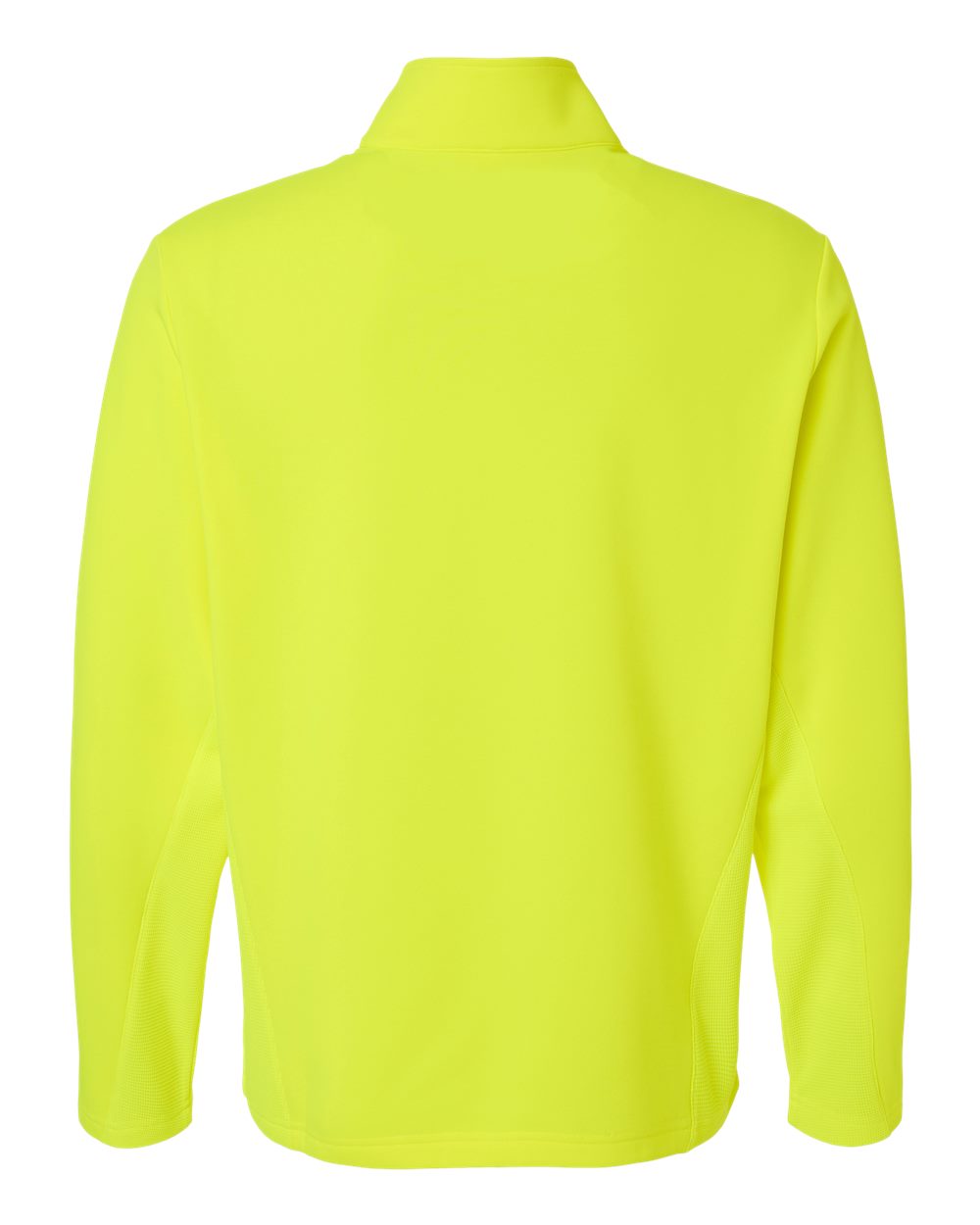 Unisex Squad Cadet Quarter-Zip Tech Fleece Pullover - Back - B003D9102 - Safety Yellow