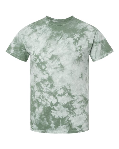 Unisex Crystal Wash T-Shirt - Front - B10302903 - Crystal Forest