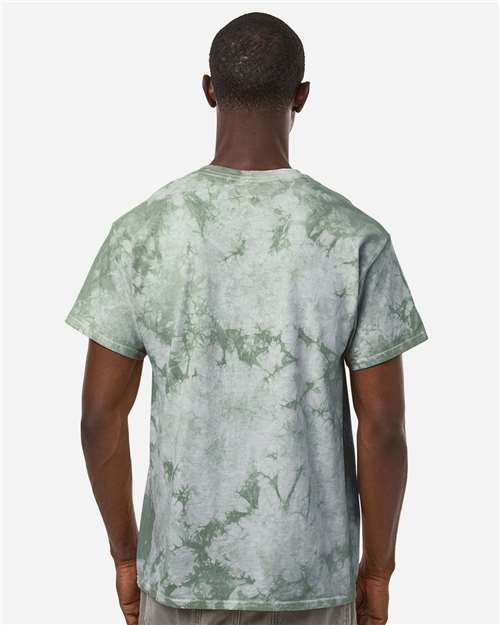Unisex Crystal Wash T-Shirt - OnModelBack - B10302903 - Crystal Forest